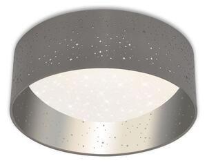 Briloner 3482014 - Plafoniera LED STARRY LED/12W/230V grigio/argento