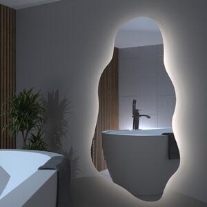 Specchio organico LED con illuminazione A16 32x60