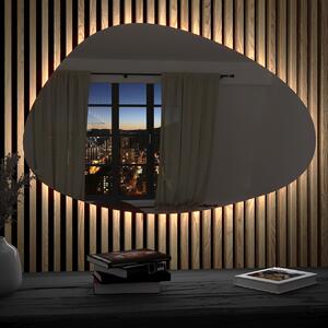Specchio organico LED con illuminazione A29 60x39