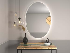 Specchio ovale con illuminazione a LED A12 50x70