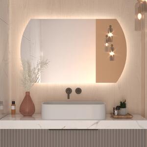 Specchio Da Bagno A LED ChillCruiser 600x800 Mm – Dimmerabile, Anti-appannamento, 3 Colori Luci, Memoria, Montaggio Verticale/Orizzontale