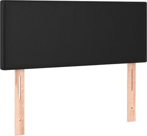 Testiera Nera 100x5x78/88 cm in Pelle finta