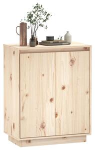 Credenza bassa,Armadietto,Mobile da Cucina BODO 115x43x79,5 cm Legno  Massello Pino Bianco Marrone -BY21596