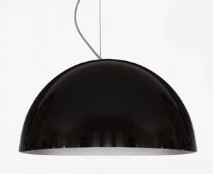 Oluce Sonora - lampada a sospensione nera, 50 cm