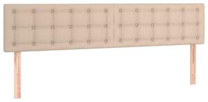 Testiera Cappuccino 160x5x78/88 cm in Pelle finta