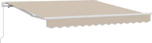 Tenda da Sole Beige 300 x 250 x 165 cm Poliestere