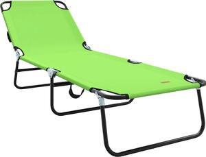 Lettino prendisole pieghevole Verde 188 x 57 x 86,5 cm
