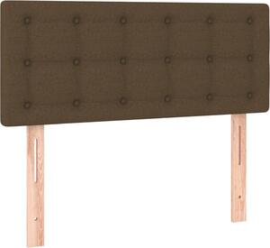 Testiera Marrone Scuro 100x5x78/88 cm in Tessuto