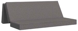 Divano Letto Pieghevole 180 x 67 x 45 cm Grigio Chiaro