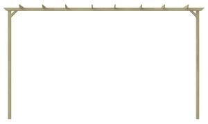 Pergola da Giardino Legno di Pino Impregnato 360x200x60 cm