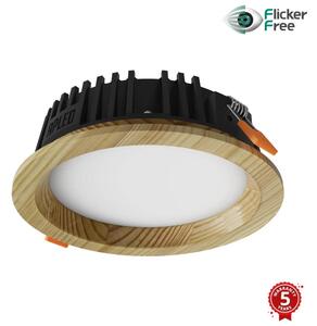 APLED - Lampada LED RONDO WOODLINE LED/6W/230V 3000K diametro 15 cm pino legno solido