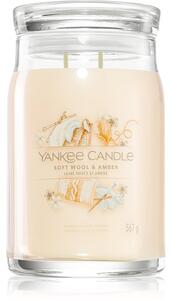 Yankee Candle Soft Wool & Amber candela profumata 567 g