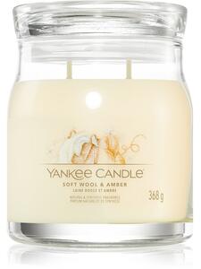 Yankee Candle Soft Wool & Amber candela profumata 368 g