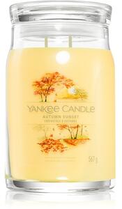Yankee Candle Autumn Sunset candela profumata 567 g