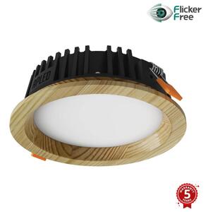 APLED - Lampada LED RONDO WOODLINE LED/6W/230V 4000K diametro 15 cm pino legno solido