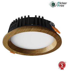 APLED - Lampada LED RONDO WOODLINE LED/6W/230V 3000K diametro 15 cm quercia legno solido