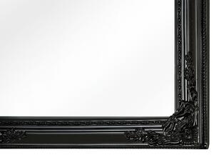 Specchio da Parete Nero Rettangolare Moderno Elegante Soggiorno Camera da Letto Corridoio Finitura Opaca Beliani