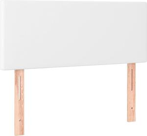 Testiera Bianca 90x5x78/88 cm in Pelle finta