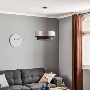 Maco Design Lampada a sospensione Dorina, argento/nero Ø 50 cm