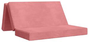 Divano Letto Pieghevole 140 x 67 x 45 cm Rosa