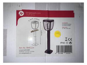 Lampenwelt - Lampada solare LED da esterno con sensore HENK 6xLED/0,5W/3,7V IP44