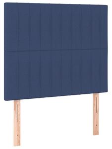 Testiera Blu 90x5x118/128 cm Tessuto