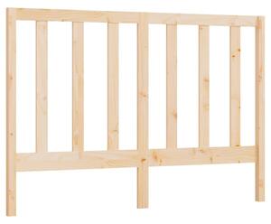Testiera per Letto 141x4x100 cm in Legno Massello di Pino
