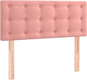 Testiera Rosa 80x5x78/88 cm in Velluto