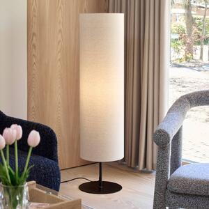 Hübsch Lampada da terra Sable, Crema / Ambra, Soggiorno / Sala da pranzo, Tessuto / Stoffa / Seta, Design, Lampada da terra