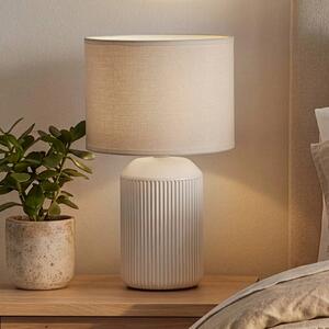 Briloner Lampada da tavolo Ino, Bianco / Opale, Soggiorno / Sala da pranzo, Ceramica, Scandinavo, Lampada da tavolo