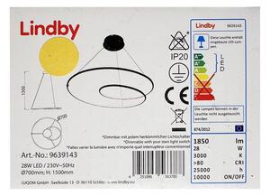Lindby - Lampadario LED dimmerabile a filo LUCY LED/28W/230V