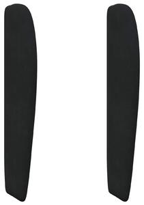 Orecchia della Testata Nero 80 x 23 x 6 cm Velluto