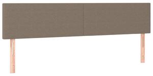 Testiera Tortora 180x5x78/88 cm in Tessuto