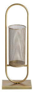 Portacandele moderno in metallo dorato 53 cm ideale per interni ed esterni Beliani