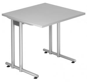 HAMMERBACHER NS08 Schreibtisch grau quadratisch