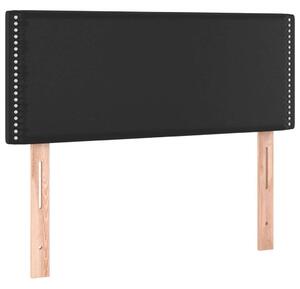 Testiera Nero 90x5x78/88 cm in Pelle finta
