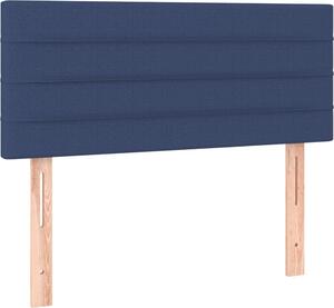 Testiera Blu 90x5x78/88 cm in Tessuto