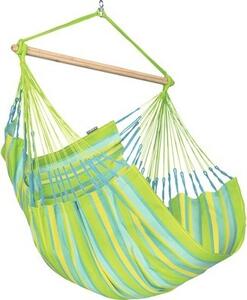 La Siesta Domingo Lime Kingsize sedia sospesa verde resistente alle intemperie