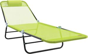 Lettino prendisole pieghevole Verde 182 x 55 x 85,5 cm