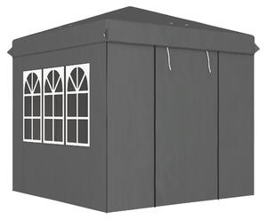 Gazebo Outsunny 2,5x2,5 m, idrorepellente, stabile, resistente alle intemperie, gazebo pieghevole pop-up