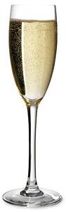 Calice flute per spumanti e champagne, design elegante e moderno, bordi sottili, vetro cristallino ad altissima trasparenza