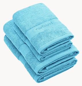 Set di 4 asciugamani in cotone Simply Bath