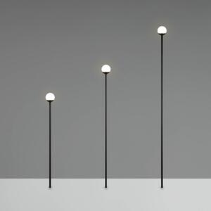 Reality Leuchten Lampada LED con picchetto SCOOP, nera, a 3 luci, IP44, spina SCOOP, Nero, Metallo, Moderno