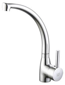 Miscelatore per lavabo da bagno, 1 pezzo, colore argento, marca Azafran