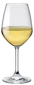 Calice ideale per vini bianchi in vetro sottile, brillante e trasparente come il cristallo, qualità ed eleganza ad un prezzo estremamente conveniente, lavabile in lavastoviglie
