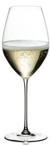 Calice in vetro soffiato leggero e sottile, resistente, ecologico senza piombo, adatto per un uso frequente e quotidiano, indicato per spumanti, champagne e vini frizzanti