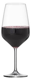 Semplice, piacevole, per veri intenditori, calice per vini rossi nobili in vetro cristallino, brillante, extra trasparente, super resistente, facilmente lavabile in lavastoviglie