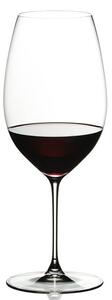 Calice di ampie proporzioni adatto per vini rossi molto tannici, ne esalta l'intensità degli aromi evidenziandone la struttura robusta e cogliendone appieno la concentrazione del frutto