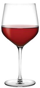 Calice da vino rosso progettato per conservare aromi e sapori. Silhouette cristallina e ciotola rotonda tradizionale con bordo affusolato: elegante e semplice