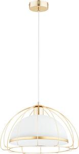 Lampada a sospensione NERSY dorata 1xE27x15W in metallo, dimensioni: 85x40x40 cm, IP20, Alfa